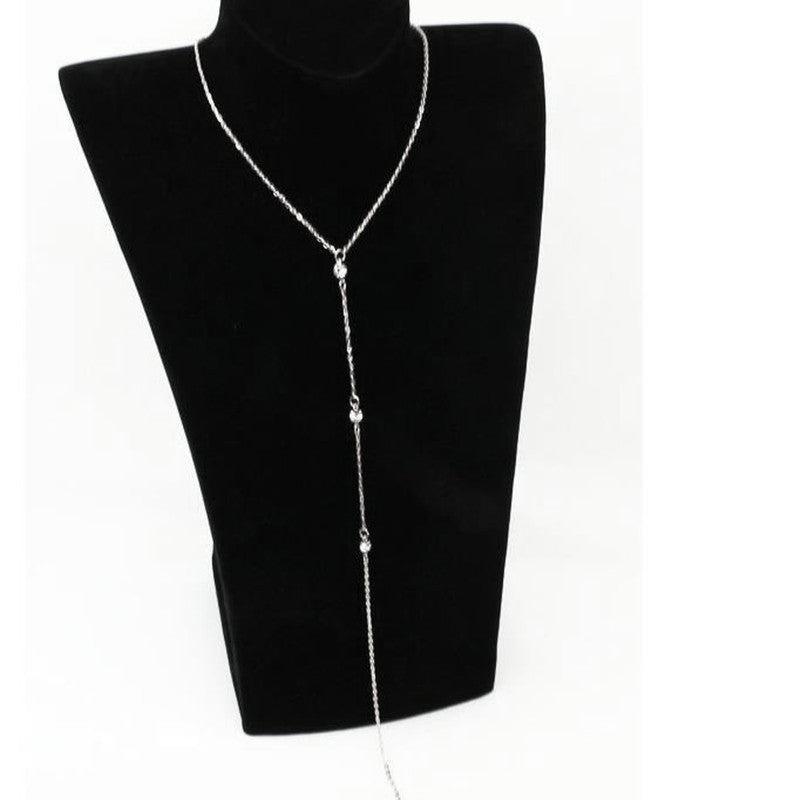Sexy Style Crystal Back Chain Necklace