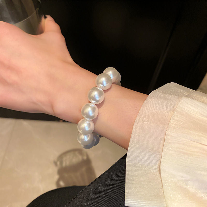 Elastic Plastic Pearl Bracelets