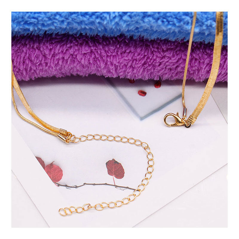 Double Layer Snake Chain Necklace