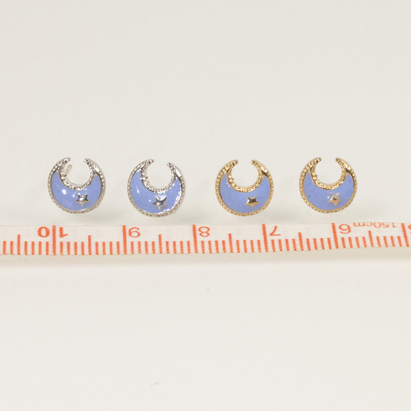 Moon Star Earrings Jewelry