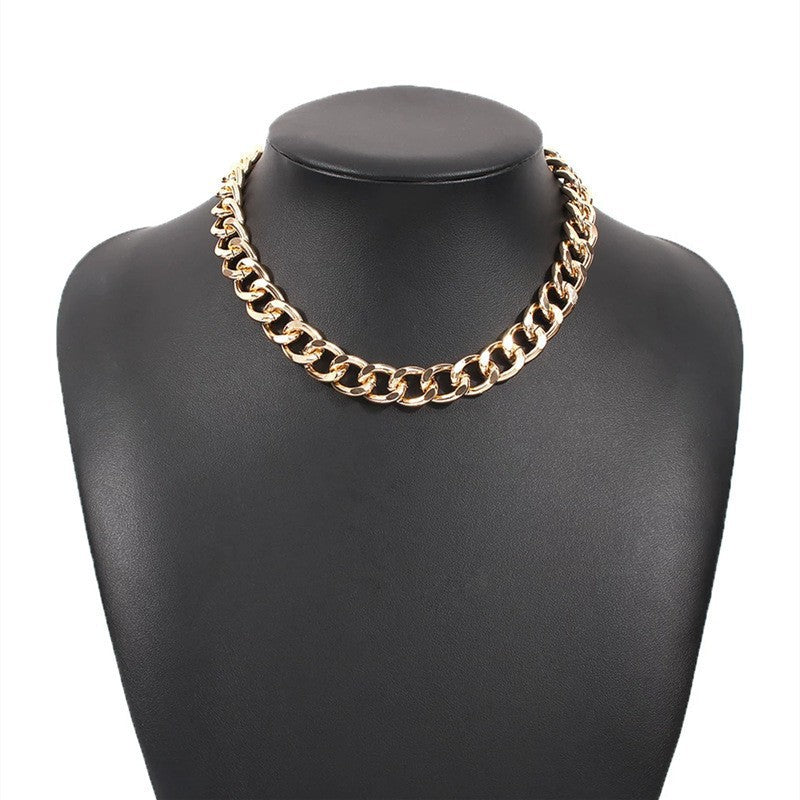 Hip Hop Chunky Cuban Link Chain Necklace for Women