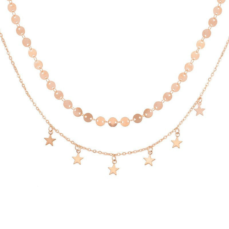 Star Tassel Chain Necklace