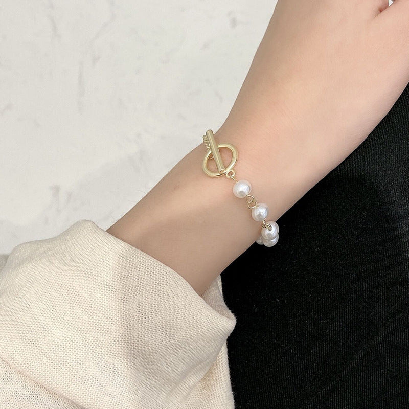 Pearl Beaded Bracelet Women