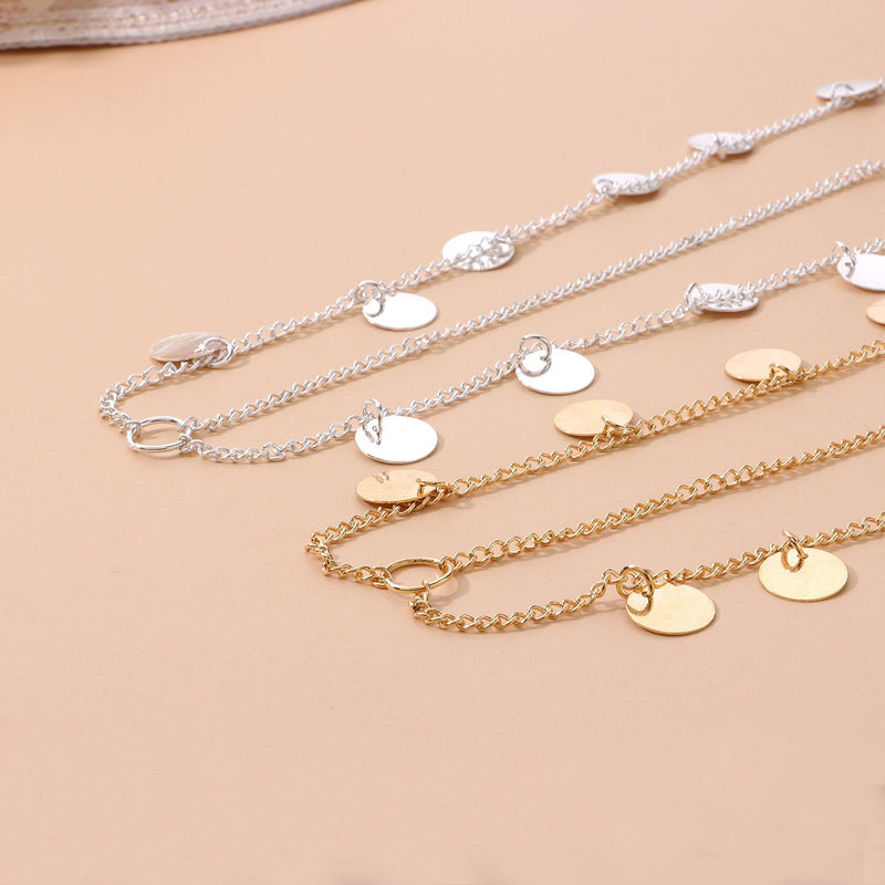 Bohemia Tassel Round Charm Head Chain Jewelry