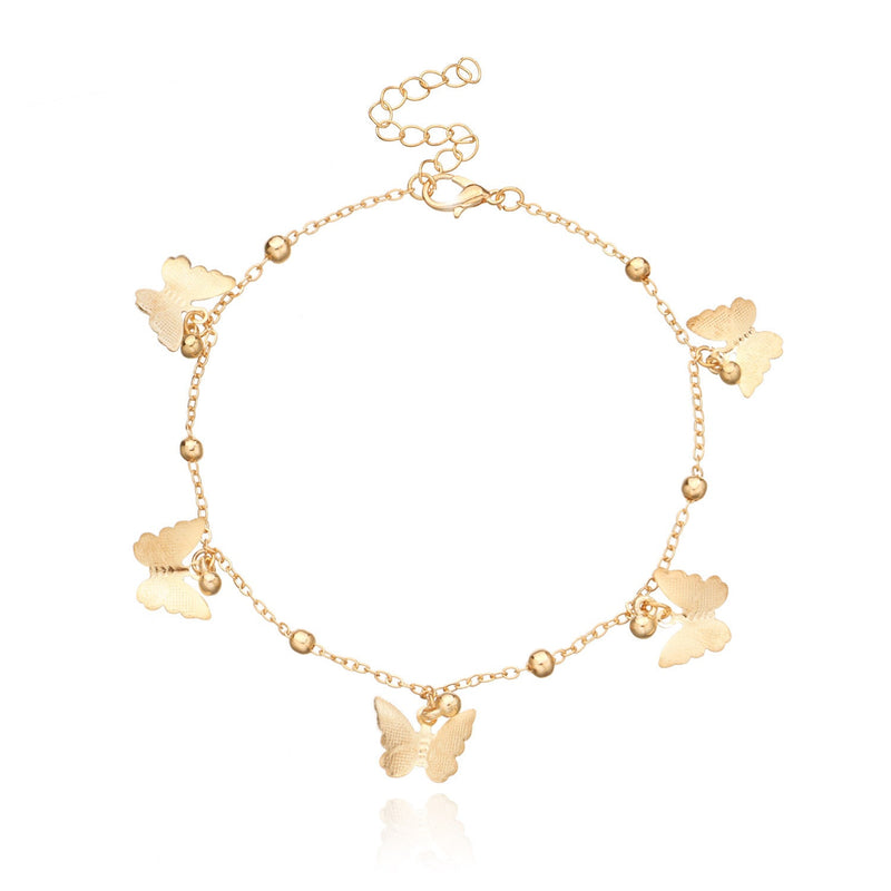 butterfly Charm Dangles Anklet Bracelet