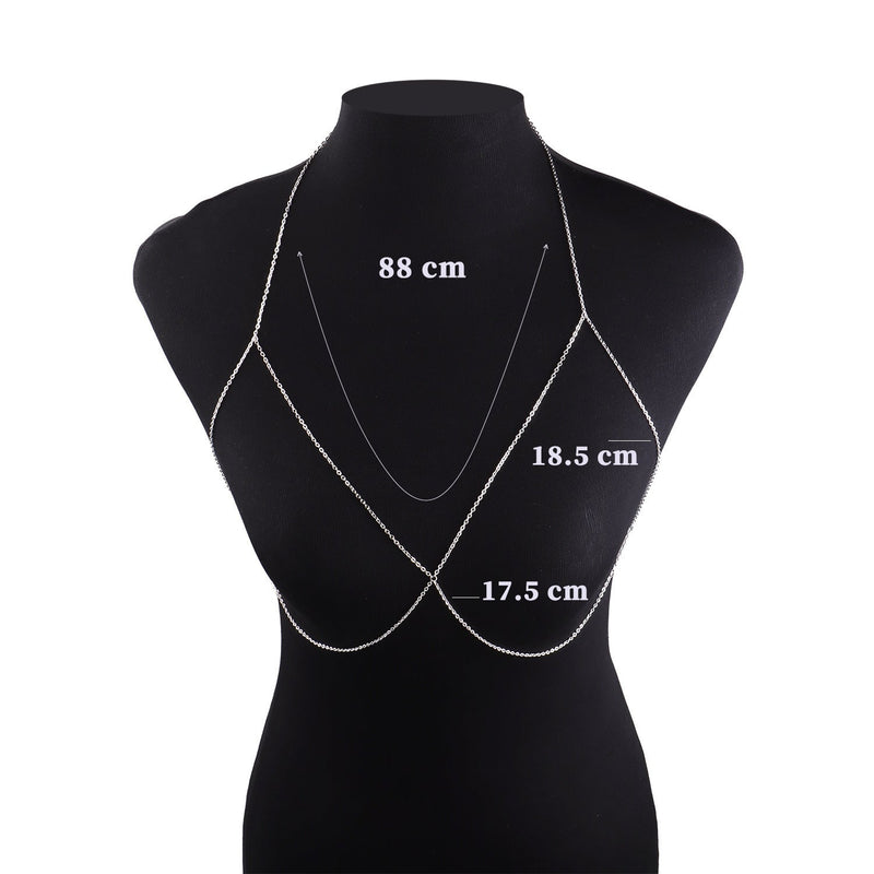Summer Bikini Chest Chain Harness Chain Jewelry