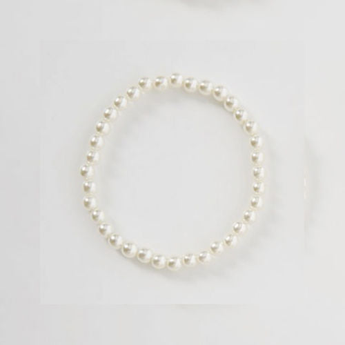 Elegant Glass Pearl Beaded Bracelet