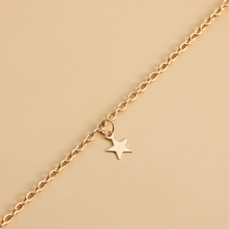 Beach Fashion Belly Chain Moon Body Jewelry Star Tassel Waist Chains