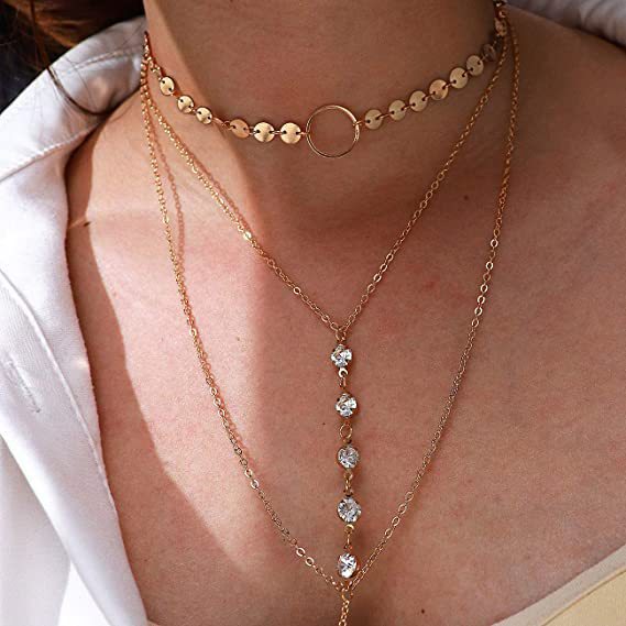 Round Stone Pendant Necklace