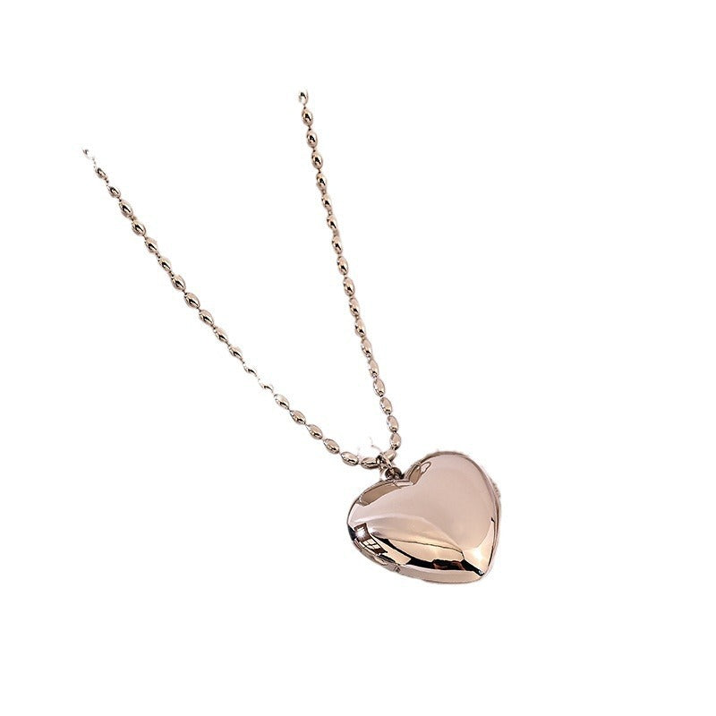 Big Sweet Love Heart Pendant Necklace