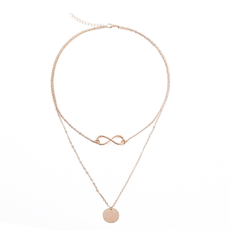 Infinite Charm Chain Choker Necklace