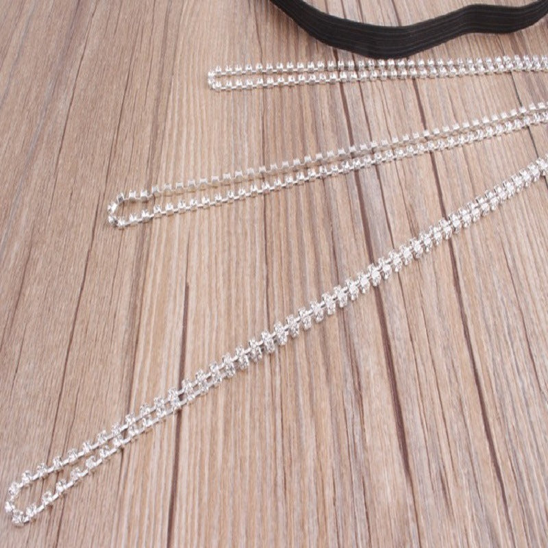 Beach Sexy Multilayer Crystal Leg Chain