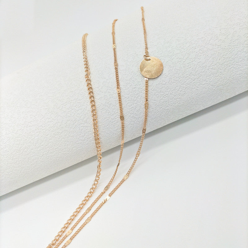 Sweater Chain Three-layer Women's Multi-layer Necklace