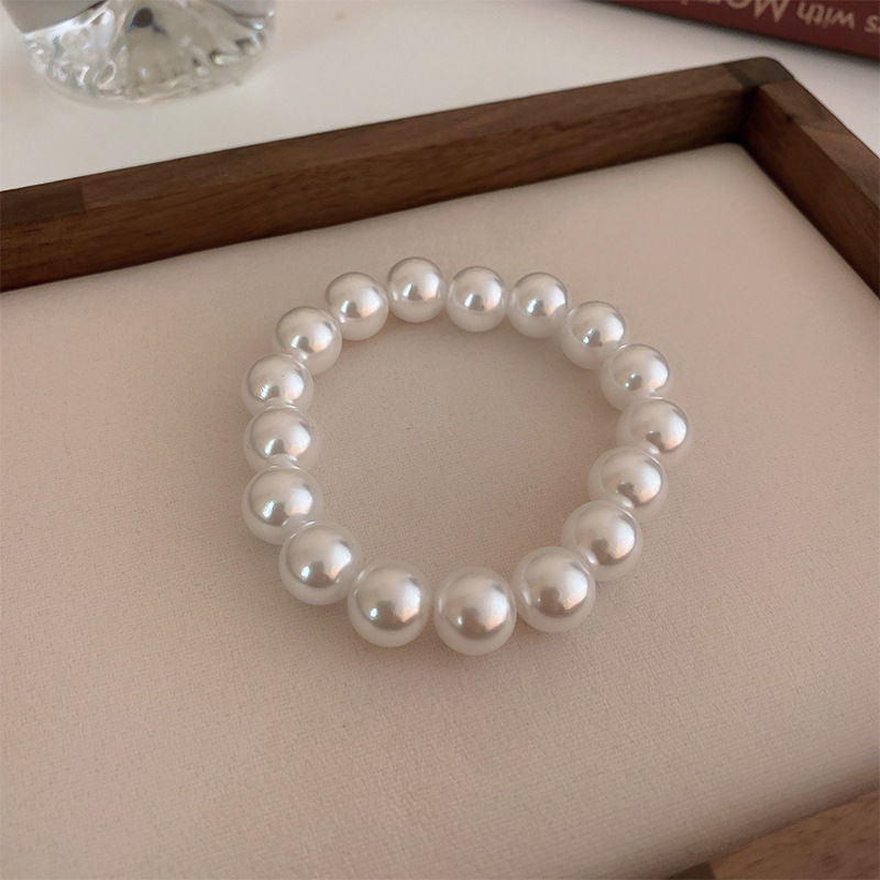 Elastic Plastic Pearl Bracelets