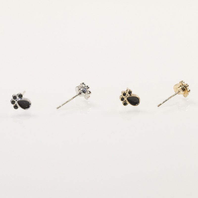 Dog Paw Stud Earring