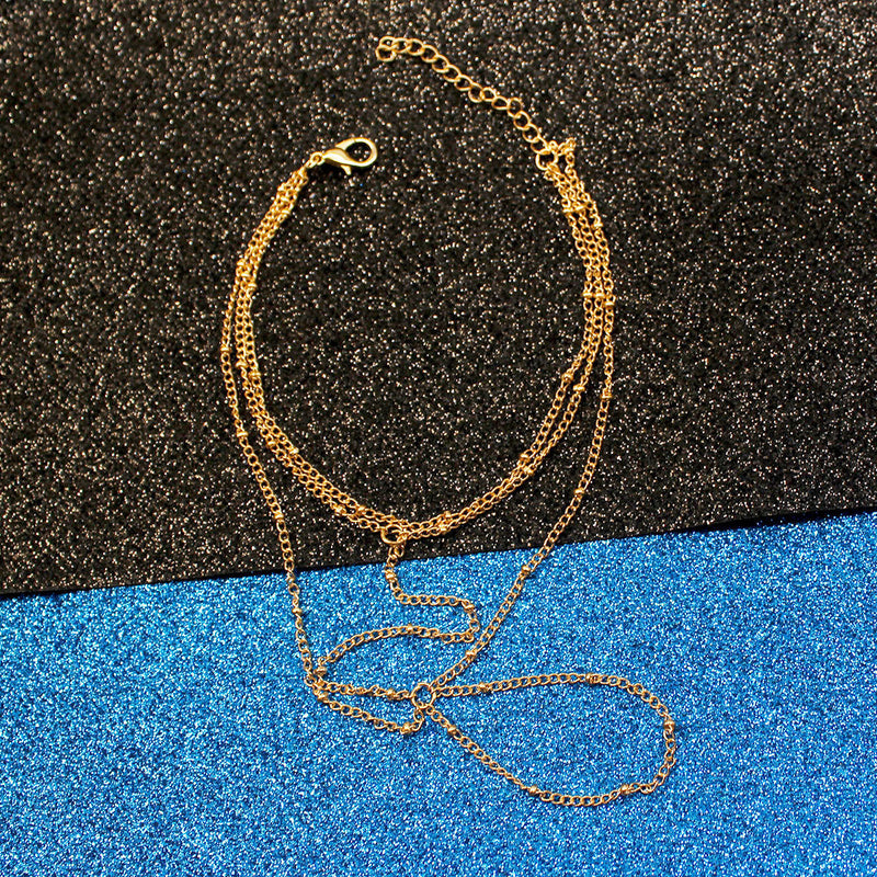 Multi-Layered Bead Chain Bracelets for Women