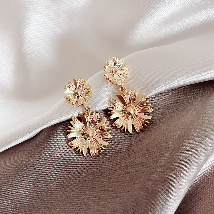 Sunflower Flower Earrings