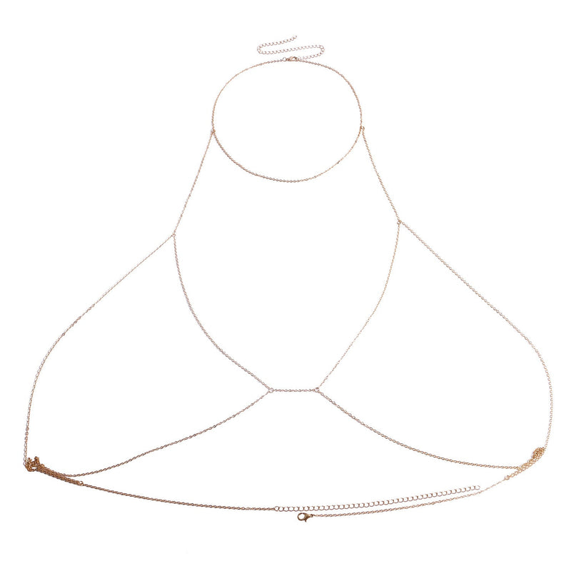 Body Chain Custom Bikini Chest Cross Body Necklace