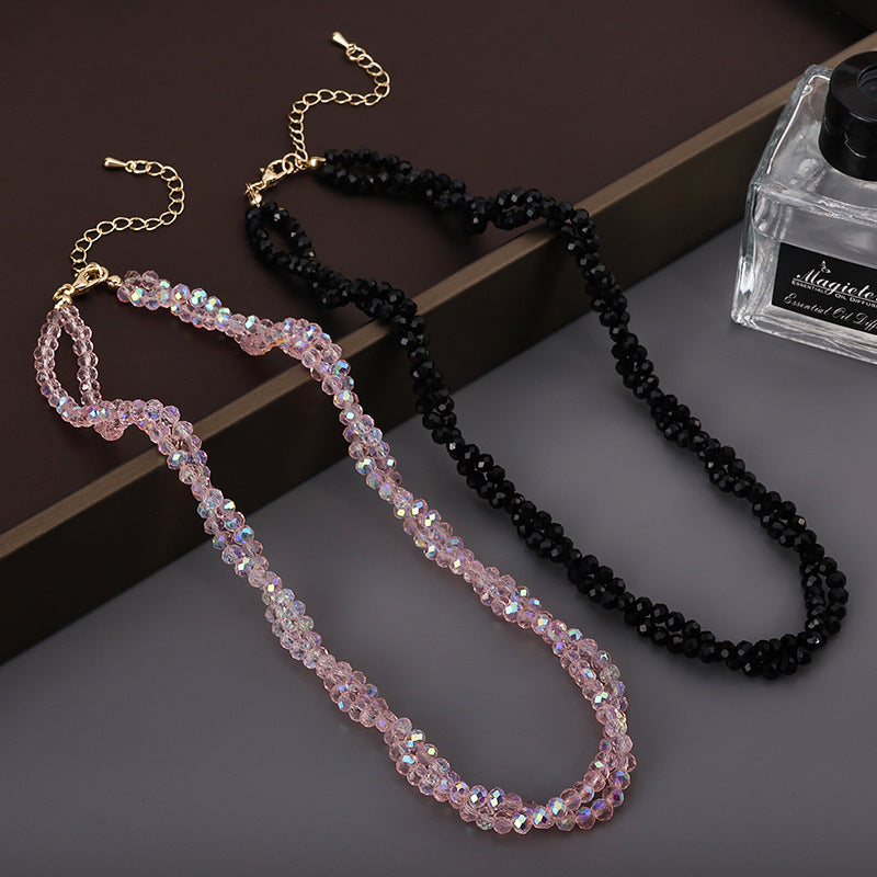 Glass Crystal Beads Necklace