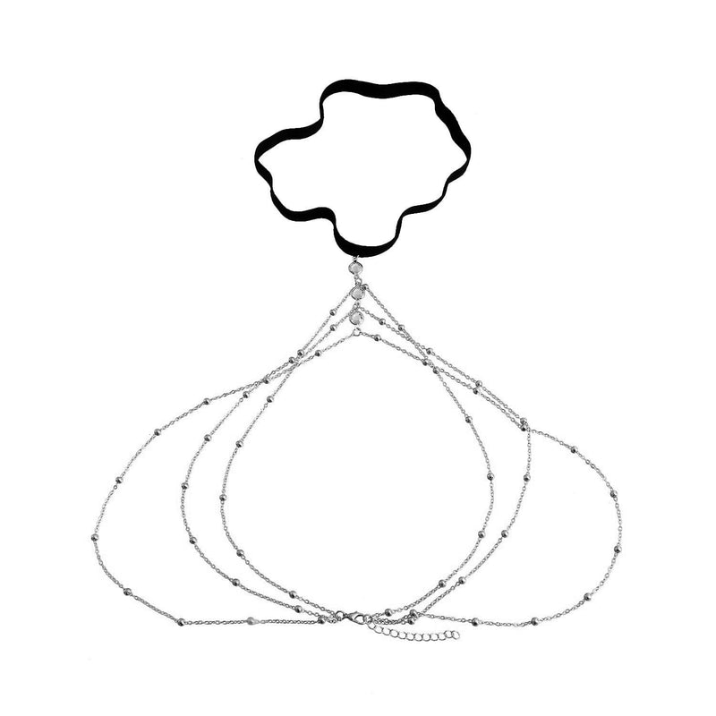 Sexy Beach Rhinestone Body Chain Thigh Chain