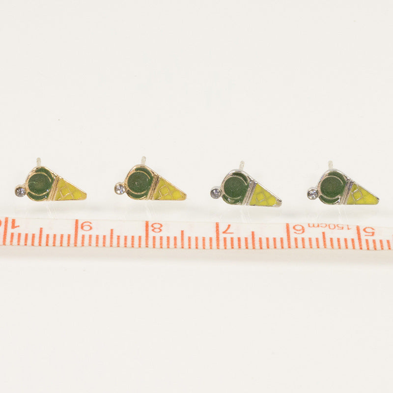 Enamel Ice Cream Earrings