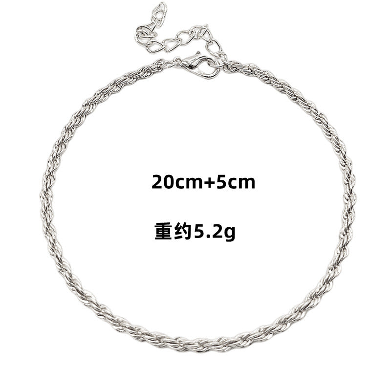 Rope Chain Anklet Women Beach Jewelry