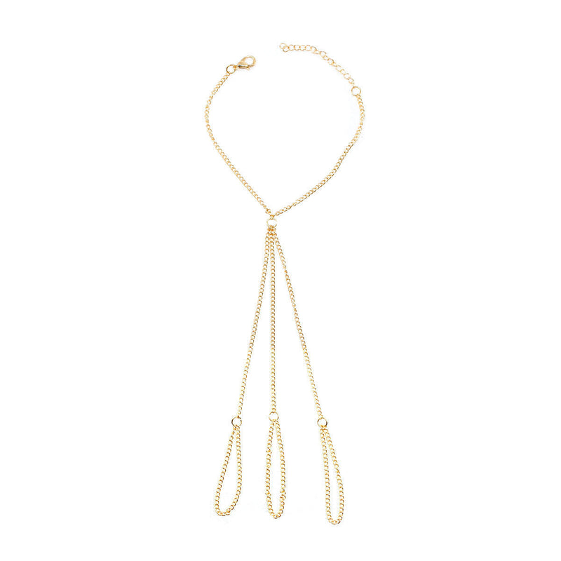 Bead Chain Bracelet Finger Chain