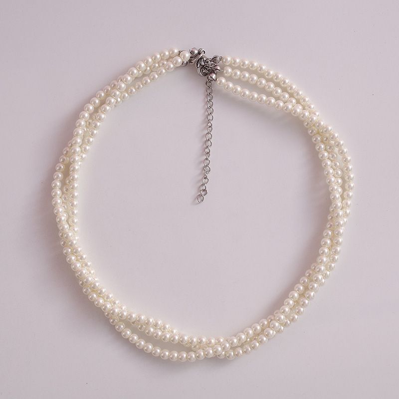 Multi Strand Pearl Necklace for Women