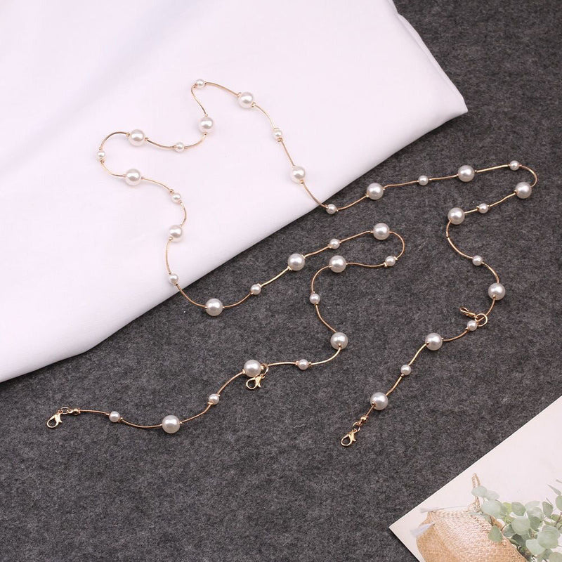Body Chains Pearl Boho Layered Beach Waist Chain