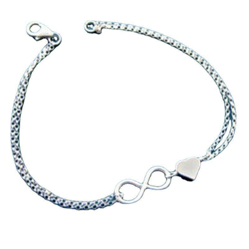 Infinity Heart Bracelet for Women