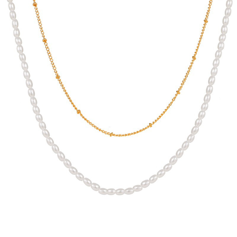 Trendy Multilayer Elegant Pearl Necklaces
