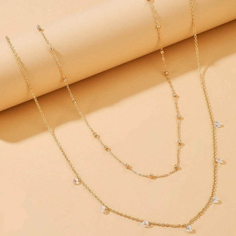 Boho Rhinestone Body Chains Bikini Belly Chain