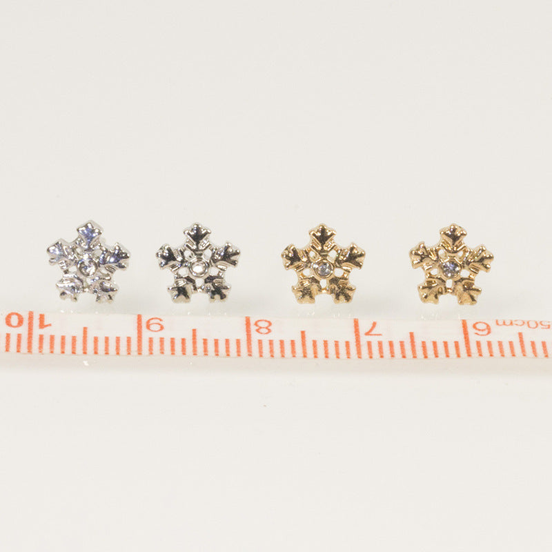 Plain Snowflake Earrings