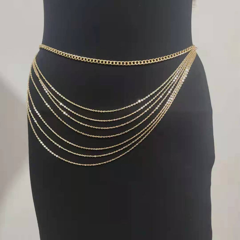 Nightclub Layer Chain Body Belly Chain Jewelry