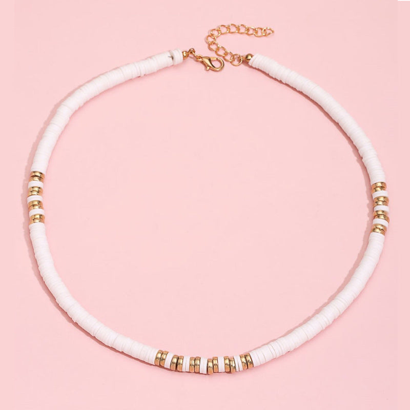 Colorful Polymer Clay Short Necklace