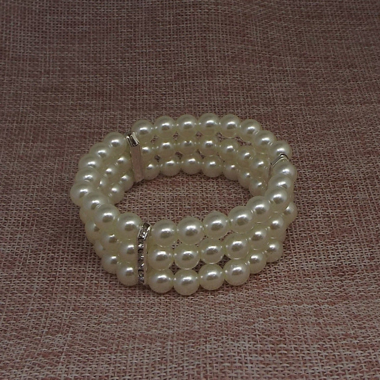 3 row Pearl Bracelet