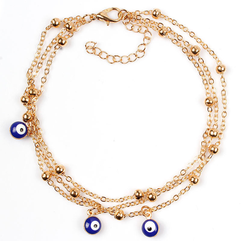 Blue Turkish Bohemian Summer Pendant Foot Jewelry