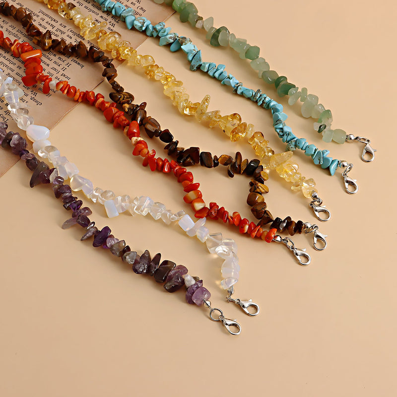 Bohemia Style Natural Stone Gravel Waist Chain