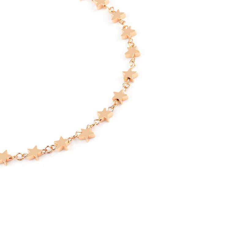 Star Chain Dainty Necklace Summer Beach Jewelry