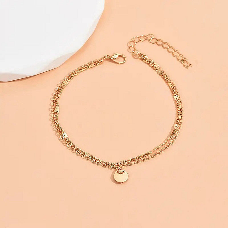 Multi Layers Women Chain Foot Bracelet