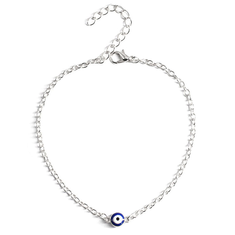 Evil Blue Eye Chain Bracelet