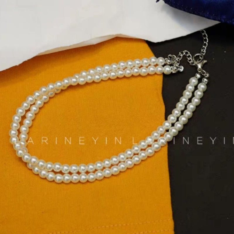 Vintage Layers Baroque Pearl Necklace