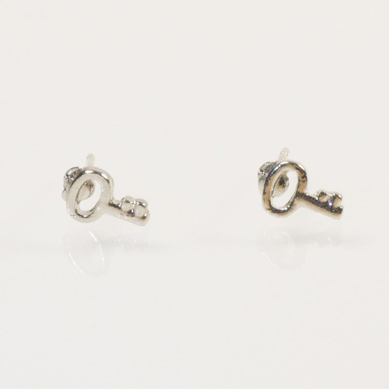Mini Key Stud Earring