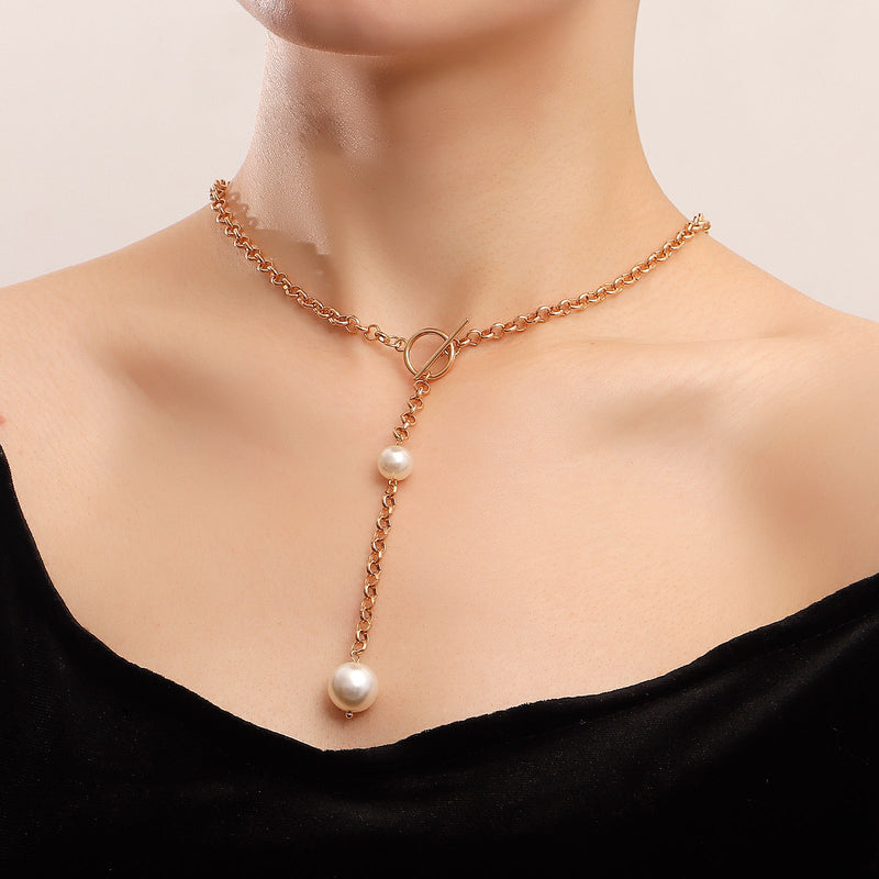 Baroque Pearl Choker Necklace