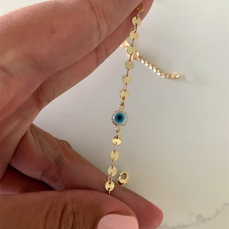 Elegant Blue Eyes Anklet Jewelry