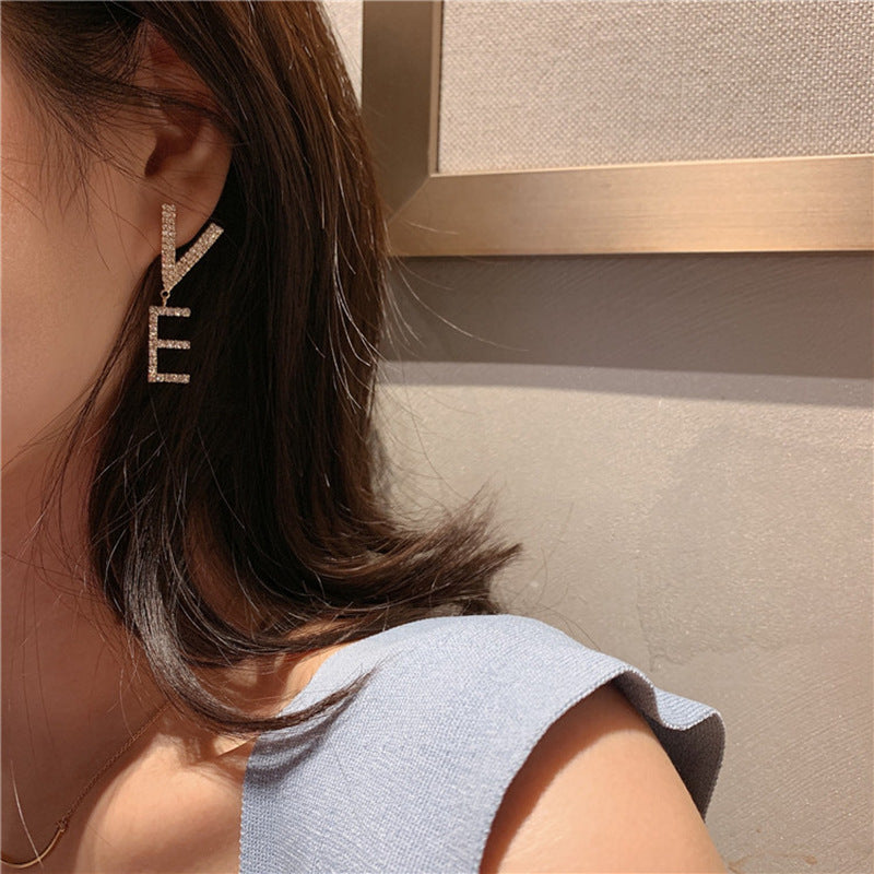 Girls LOVE Drop Earring