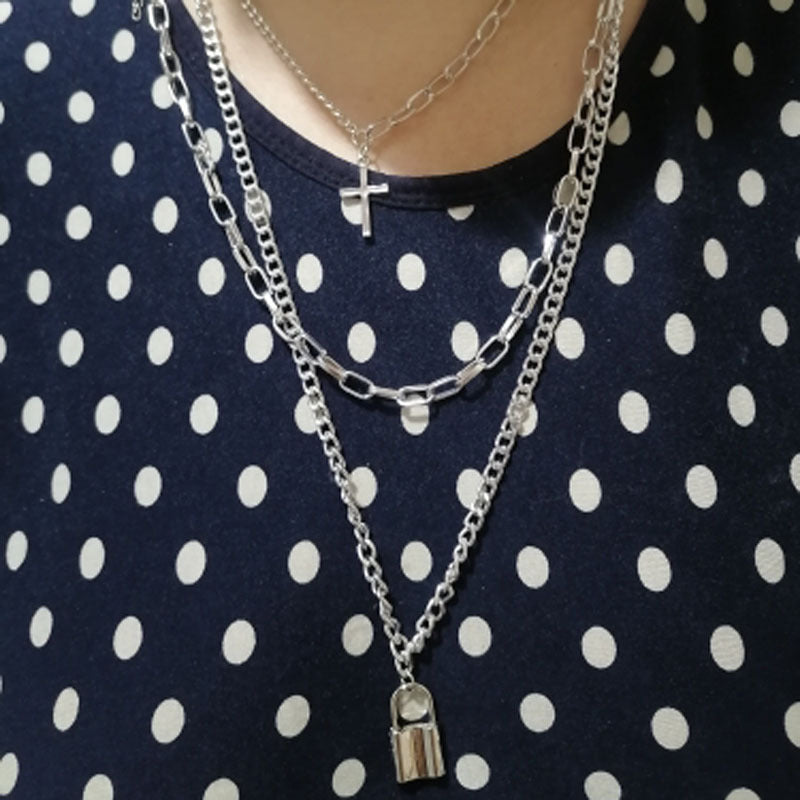 Multilayer Long Chain Necklace for Women