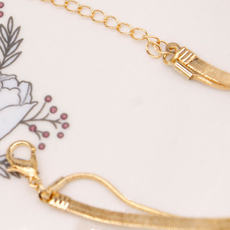 Double Layer Snake Chain Necklace