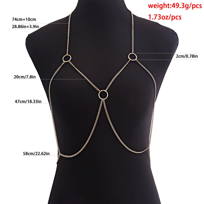 Bikini Chain Punk-style Nightclub Sexy Halter Body Waist Chain