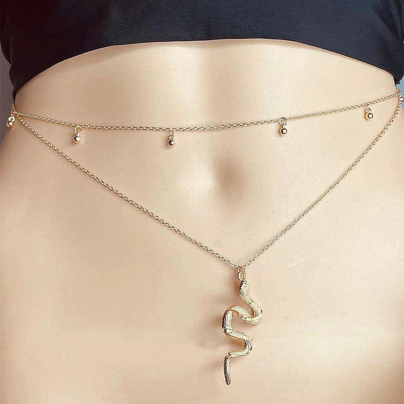 Snake Pendant waist Chain